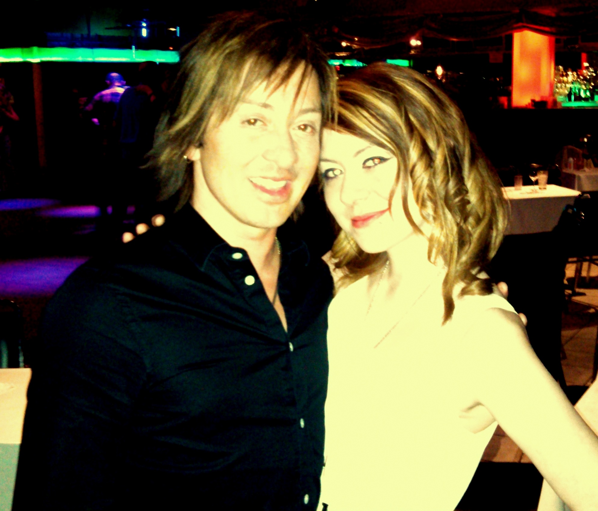 Actor Johnny Alonso w girlfriend Emily Murphy at the WIMFF in Washington D.C. 2013