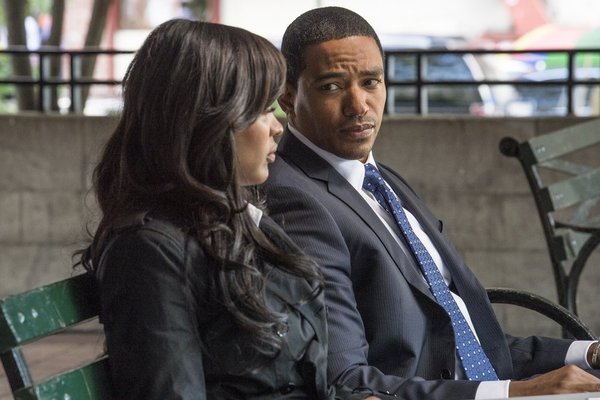 Still of Laz Alonso and Meagan Good in Deception (2013)