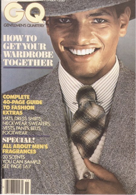 The first black men ever to appear on the Cover of GQ Gentlemens Quaterly (USA)