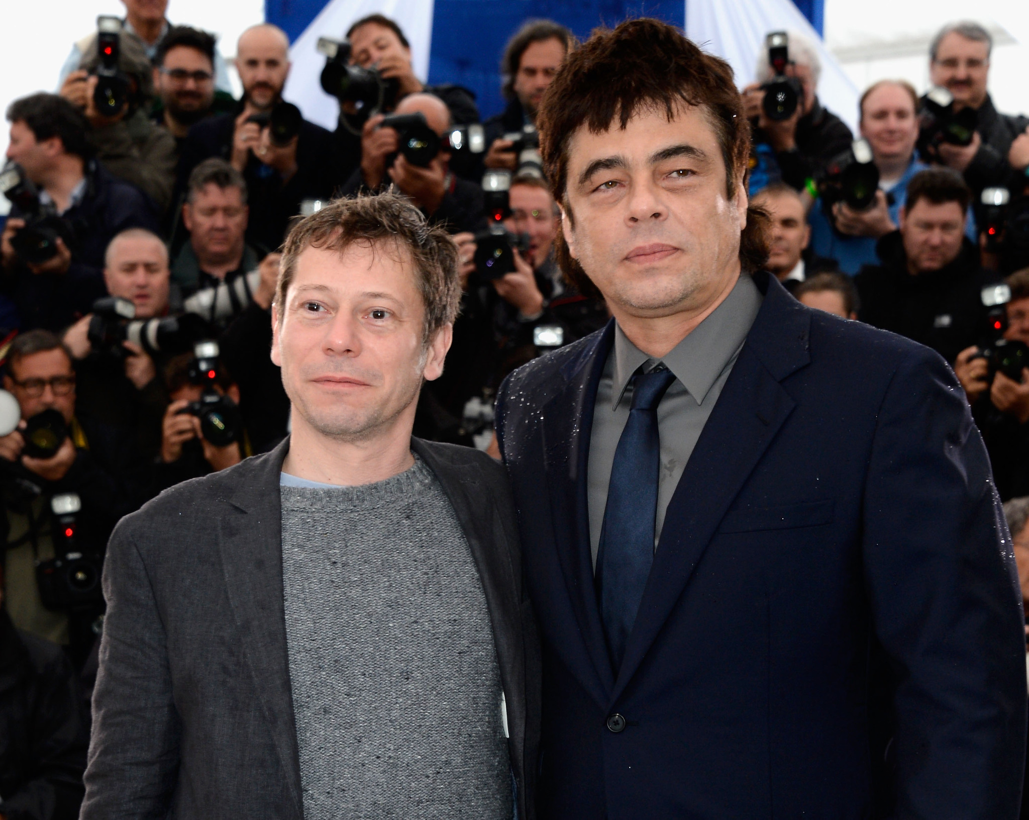 Benicio Del Toro and Mathieu Amalric at event of Jimmy P. (2013)