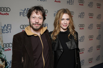 Mathieu Amalric and Marie-Josée Croze at event of Skafandras ir drugelis (2007)