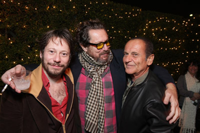 Joe Pesci, Mathieu Amalric and Julian Schnabel at event of Skafandras ir drugelis (2007)