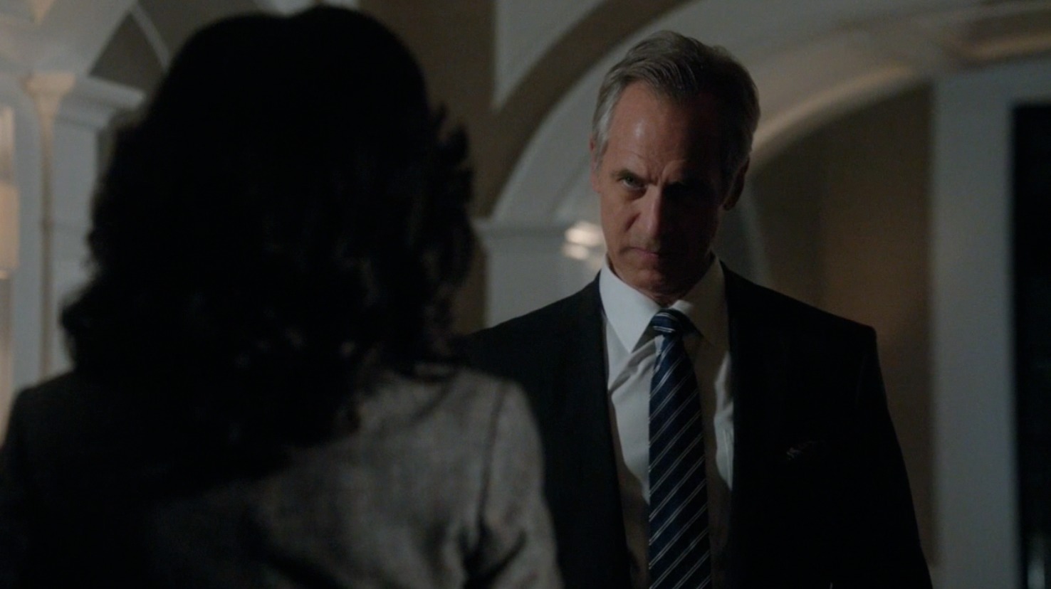 Tom Amandes with Kerry Washington in Scandal