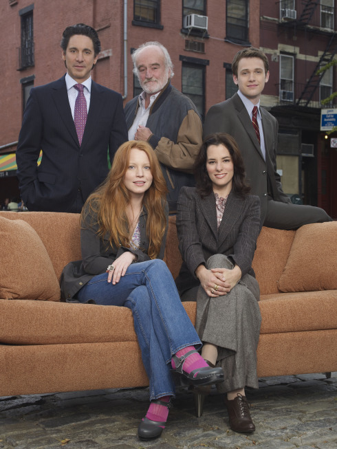 Still of Parker Posey, Lauren Ambrose, Scott Cohen, Ron McLarty and Michael Arden in The Return of Jezebel James (2008)