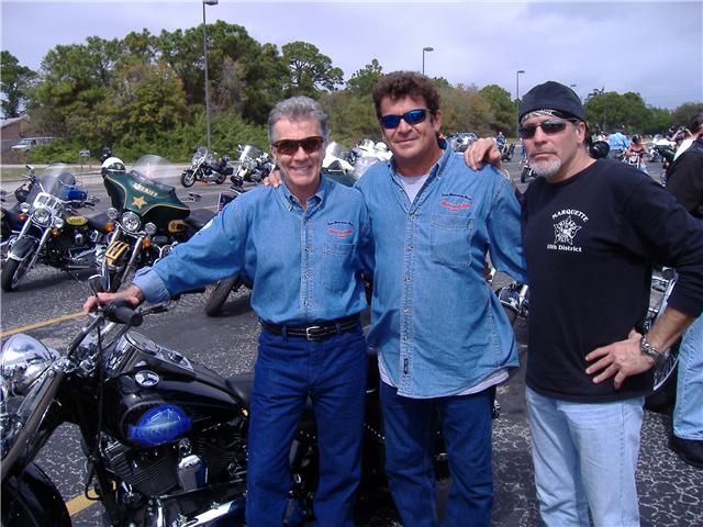 John Walsh, Me, Robbie Knievel Filming Americas Most Wanted