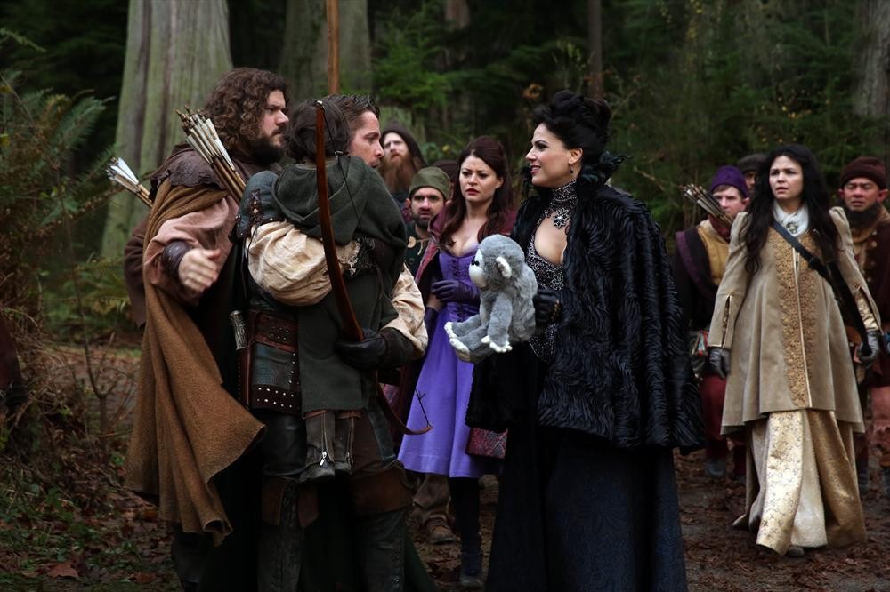 Still of Mig Macario, Ginnifer Goodwin, Gabe Khouth, Sean Maguire, Lana Parrilla, Jason Burkart, Jeffrey Kaiser and Raphael Alejandro in Once Upon a Time (2011)