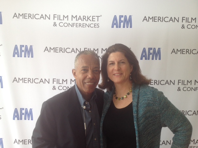 Mugs Cahill, Screenwriter and Haskell Vaughn Anderson III at the 2014 American Film Market