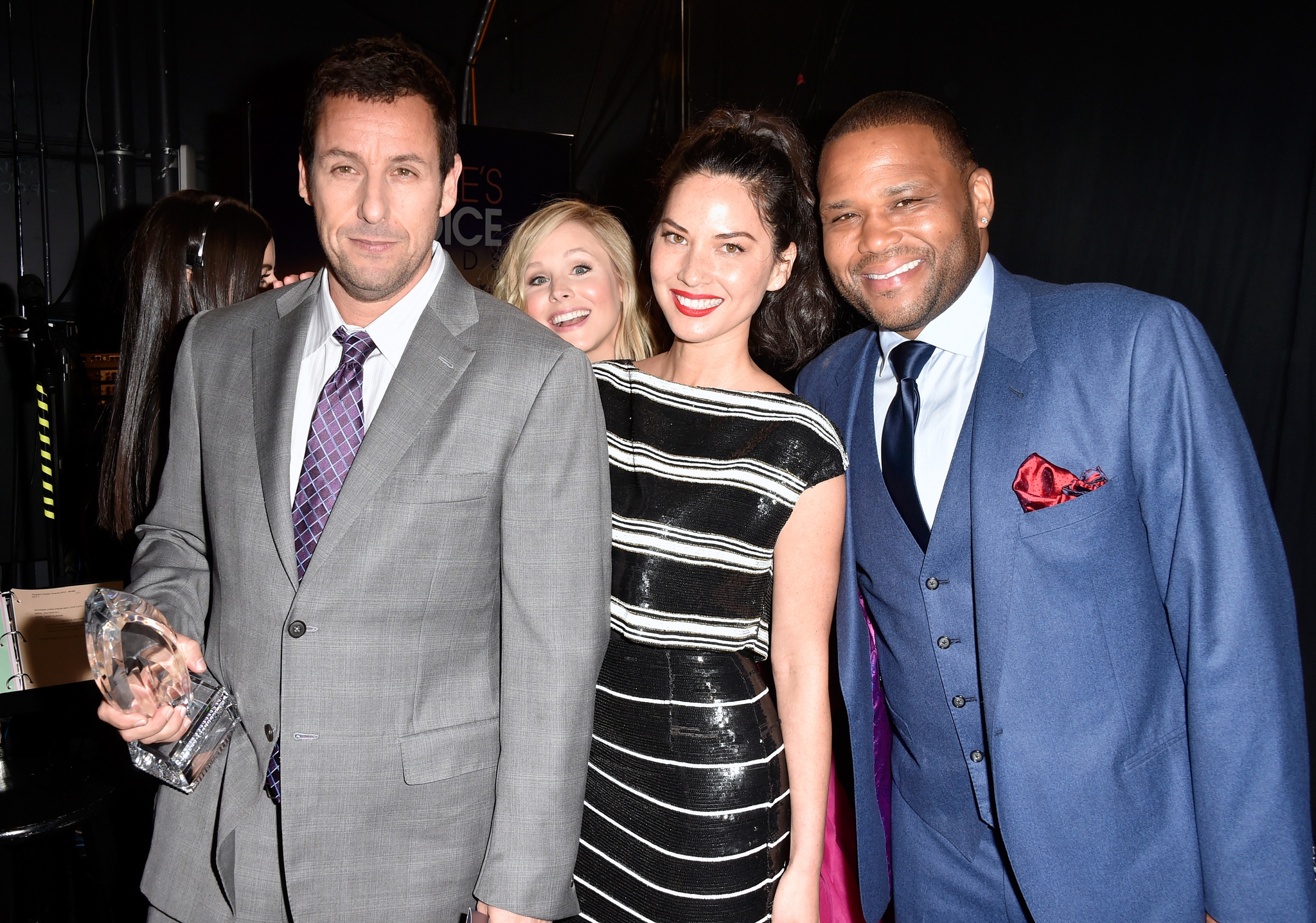 Adam Sandler, Anthony Anderson, Kristen Bell and Olivia Munn