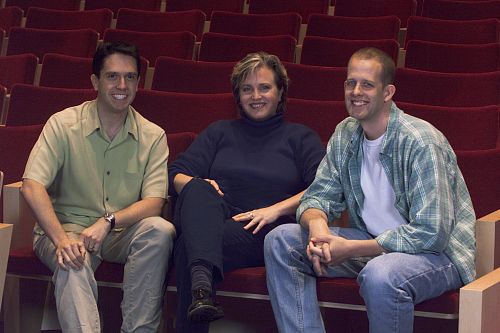 Darla K. Anderson, Pete Docter and Lee Unkrich in Monstru biuras (2001)