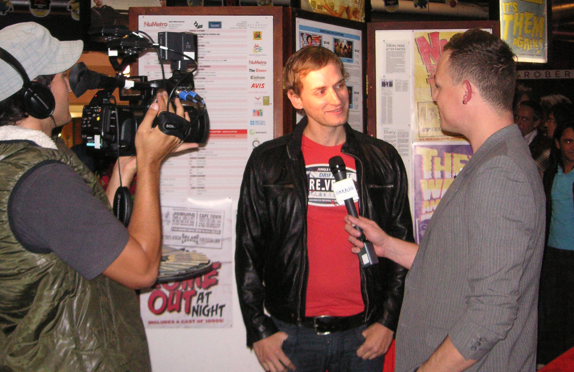 Casper Andreas at the Out in Africa Film Festival in Cape Town, South Africa, October 2010.
