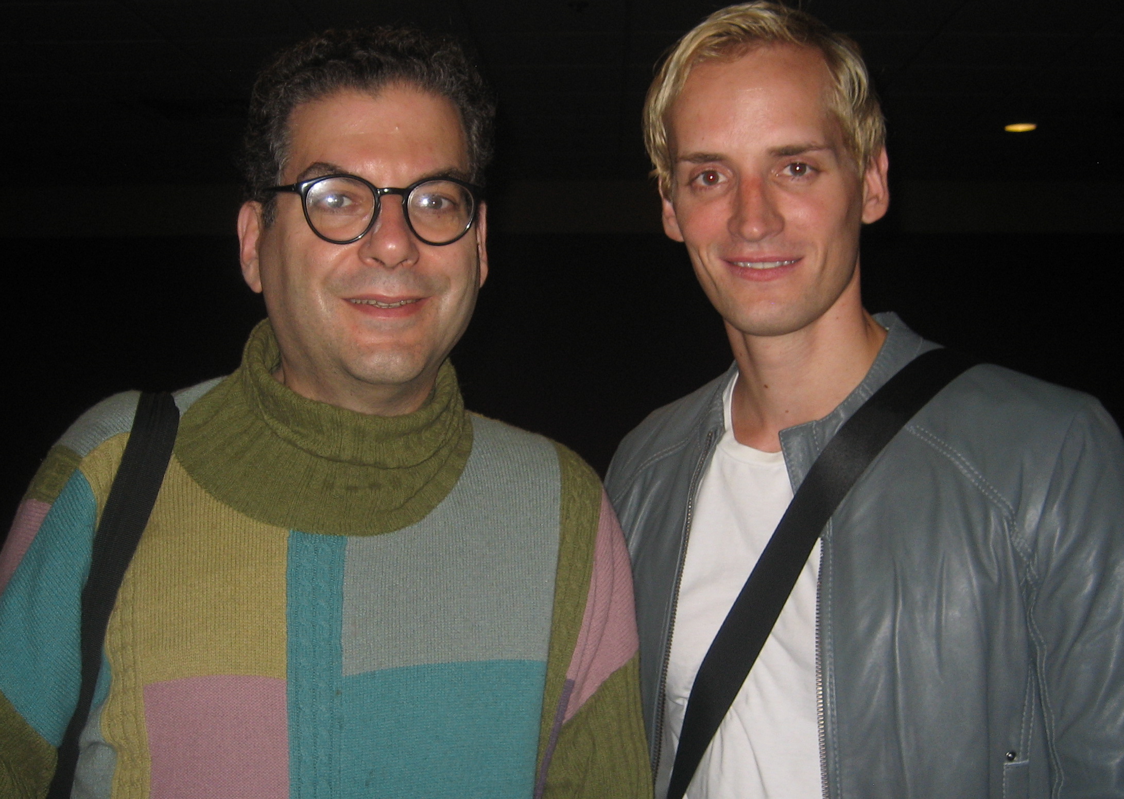 Michael Musto and director Casper Andreas at the Theatrical Opening of 