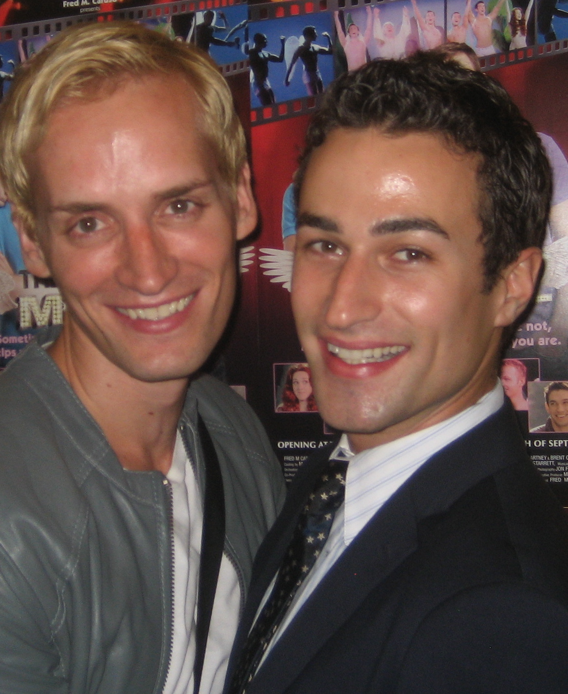 Director Casper Andreas and star Joey Dudding at the Theatrical Opening of 