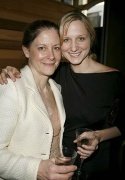 Meghan Andrews and Hallie Foote at the Lucille Lortell Awards Party