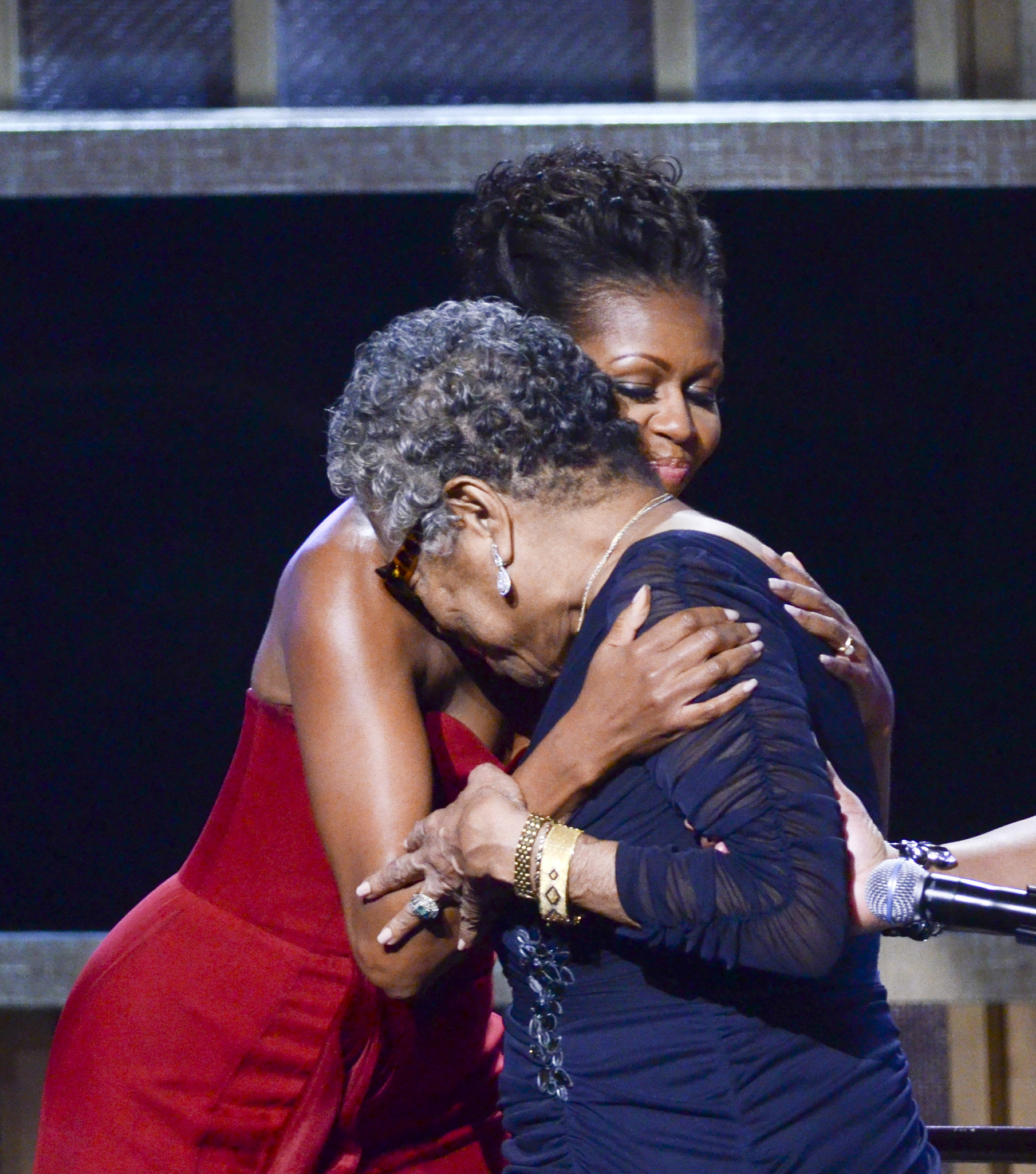 Maya Angelou and Michelle Obama