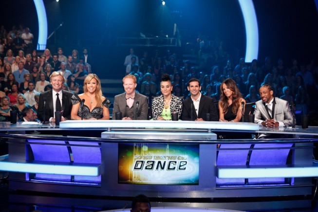 Still of Robin Antin, Tyce Diorio, Jesse Tyler Ferguson, Nigel Lythgoe, Mary Murphy and Sonya Tayeh in So You Think You Can Dance (2005)