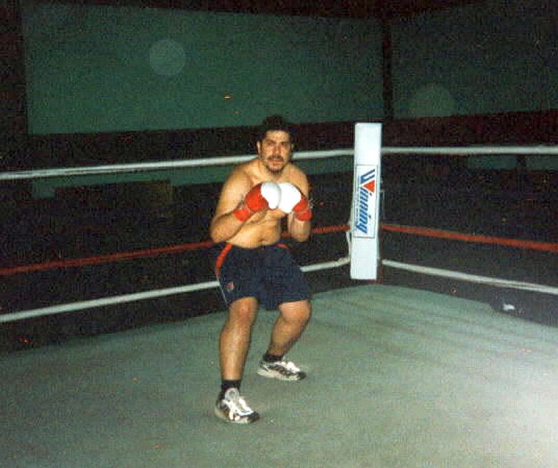 Training at Alexis Arguello's facility in Managua, Nicaragua