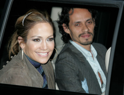 Jennifer Lopez and Marc Anthony at event of Late Show with David Letterman (1993)