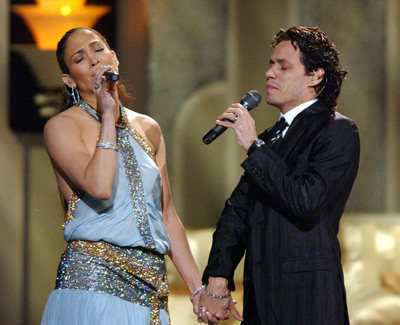 Jennifer Lopez and Marc Anthony at event of The 47th Annual Grammy Awards (2005)