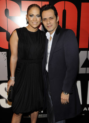 Jennifer Lopez and Marc Anthony at event of Shine a Light (2008)