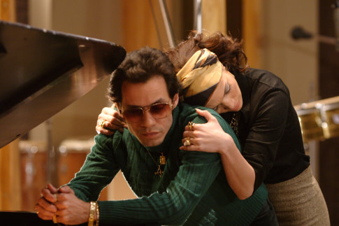 Still of Jennifer Lopez and Marc Anthony in El cantante (2006)