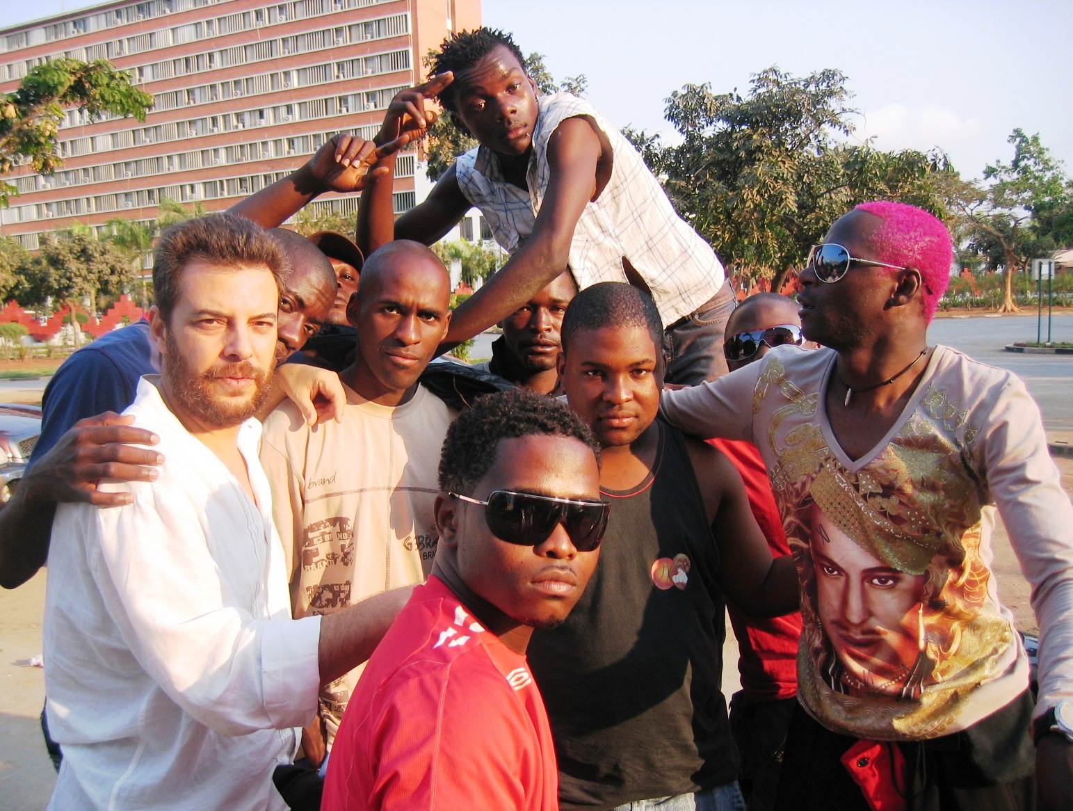 Jorge António with SeBem crew in 