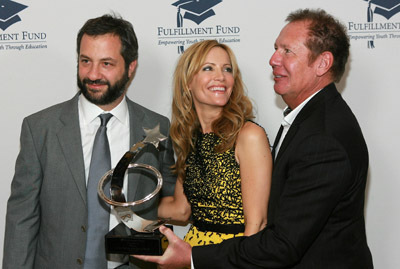 Leslie Mann, Judd Apatow and Garry Shandling