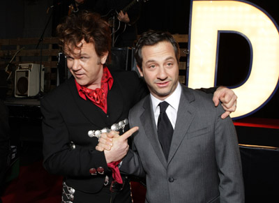 John C. Reilly and Judd Apatow at event of Walk Hard: The Dewey Cox Story (2007)