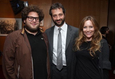 Leslie Mann, Judd Apatow and Jonah Hill