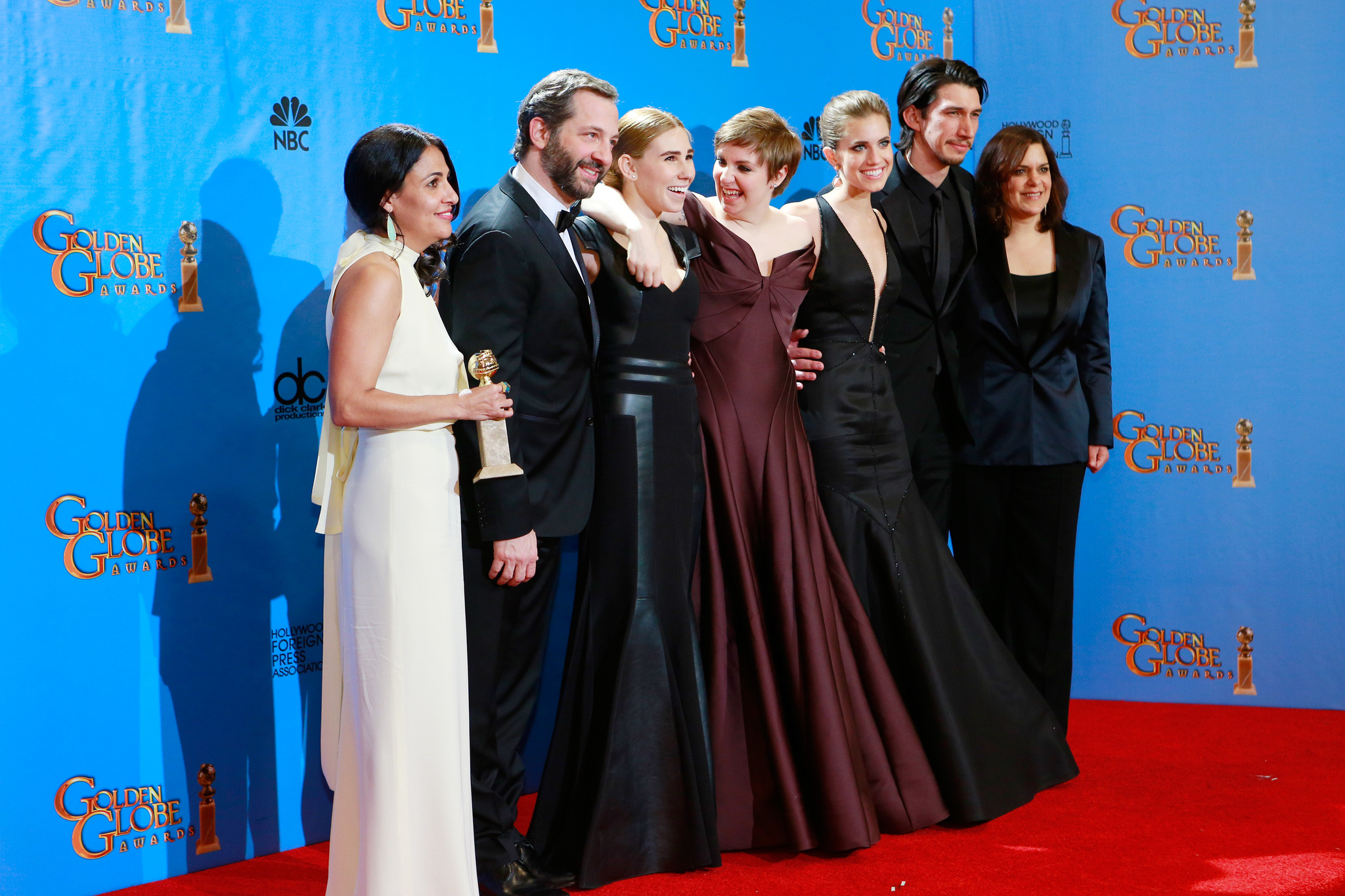 Judd Apatow, Zosia Mamet, Jennifer Konner and Lena Dunham