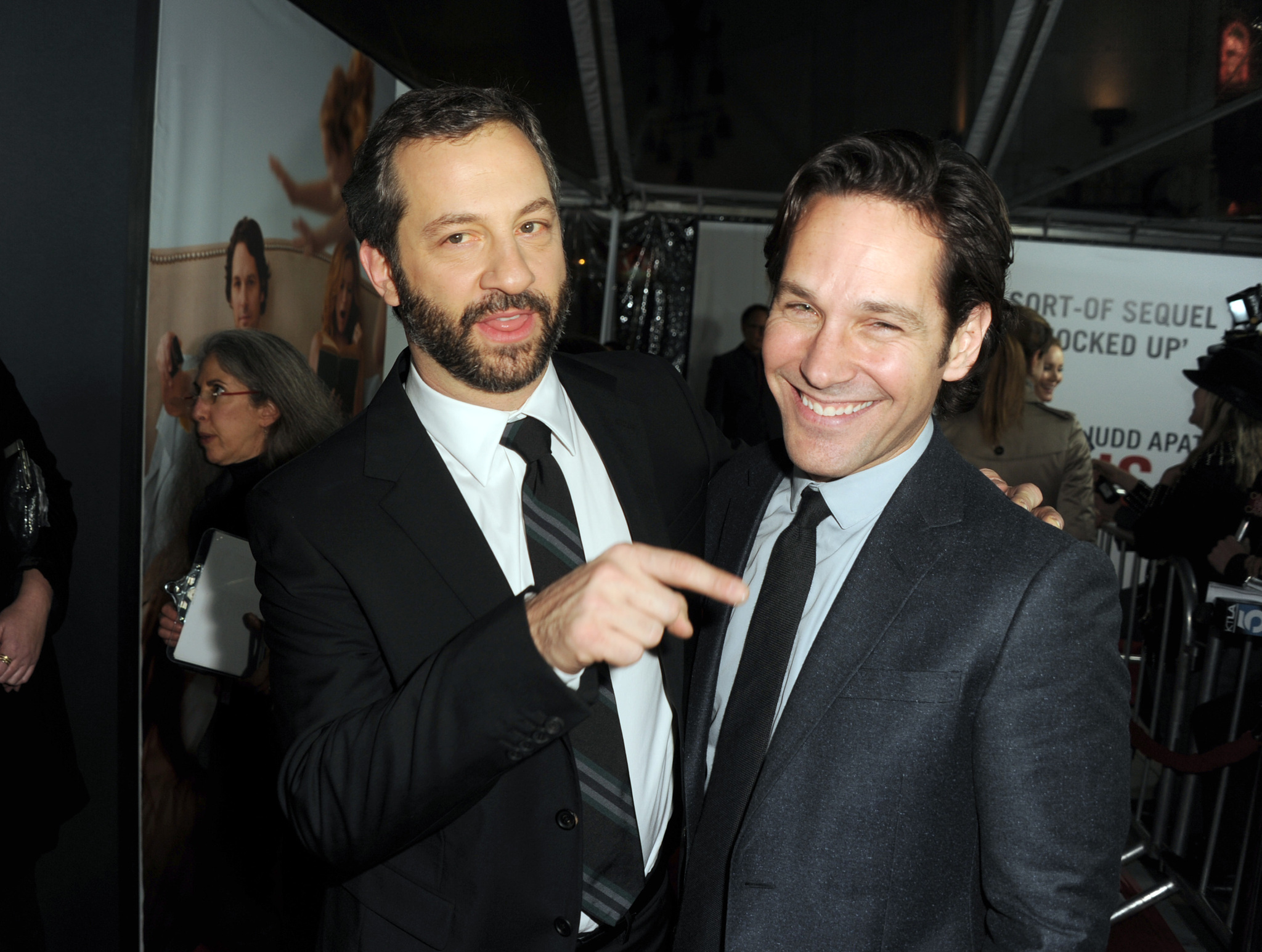 Judd Apatow and Paul Rudd at event of Tik 40 (2012)