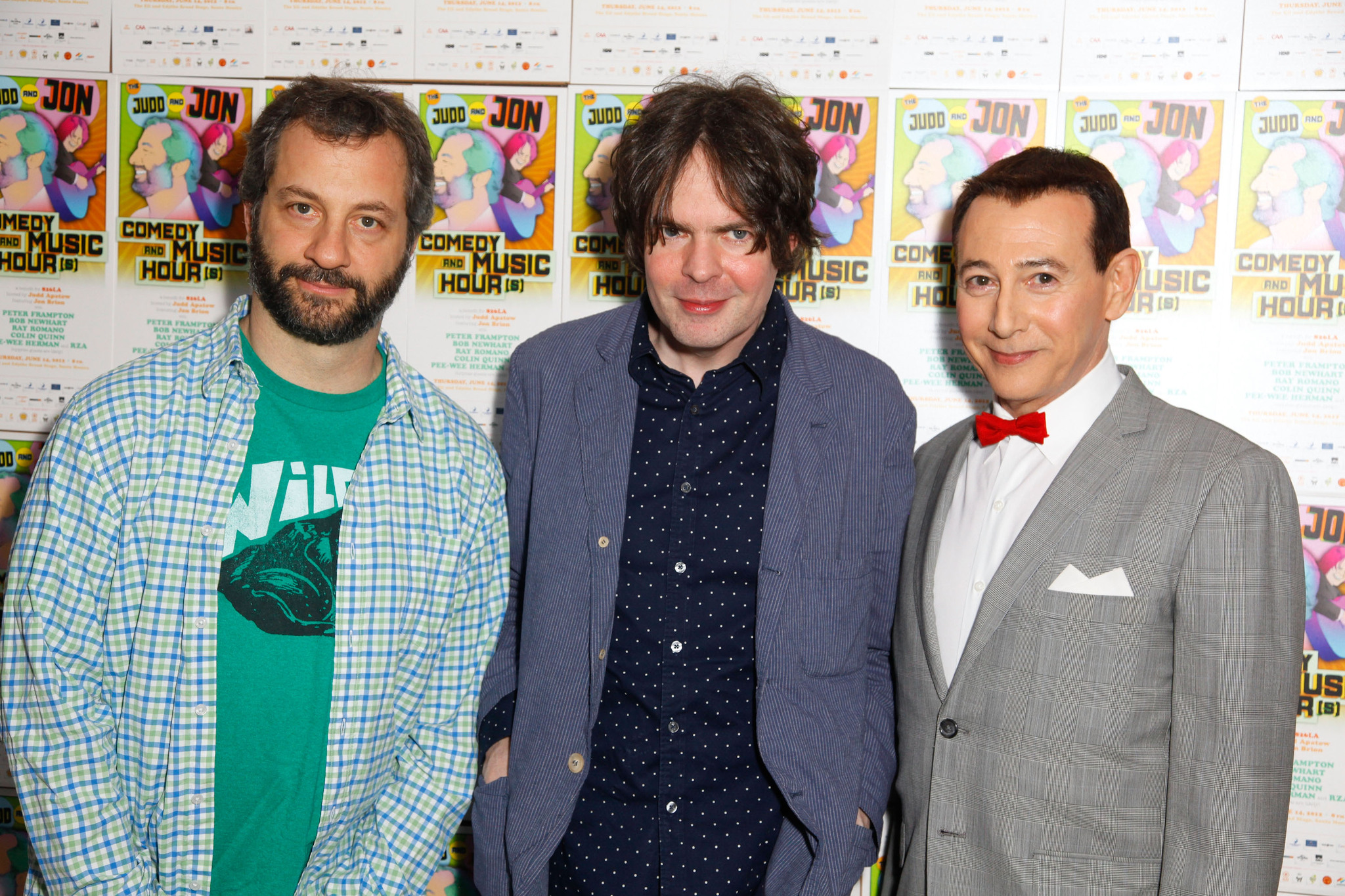 Paul Reubens, Judd Apatow and Jon Brion