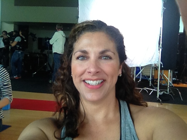 On the set of the Belviq commercial shoot!