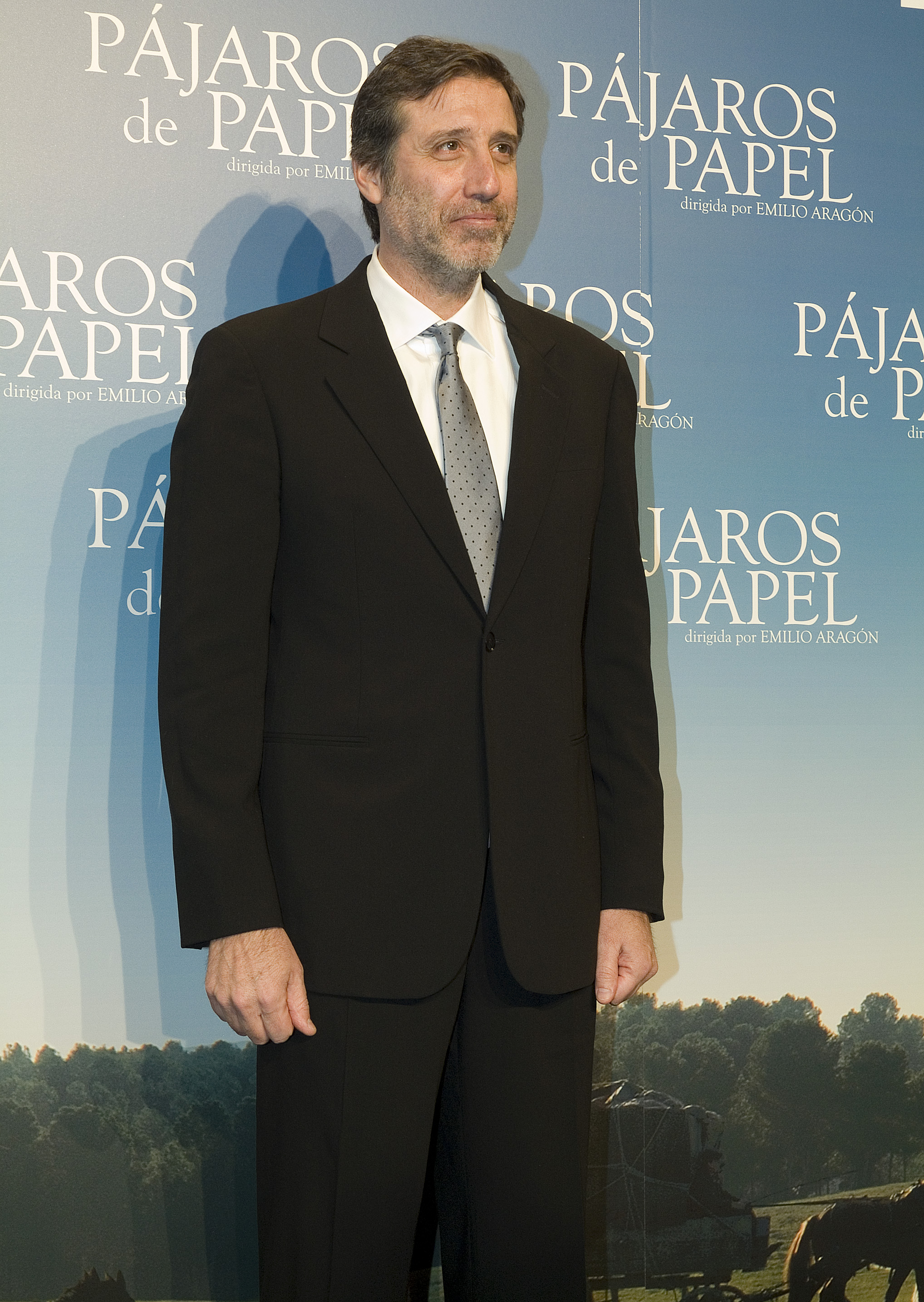 Emilio Aragon in the premiere of Paper birds. Madrid-Spain. March 2010.