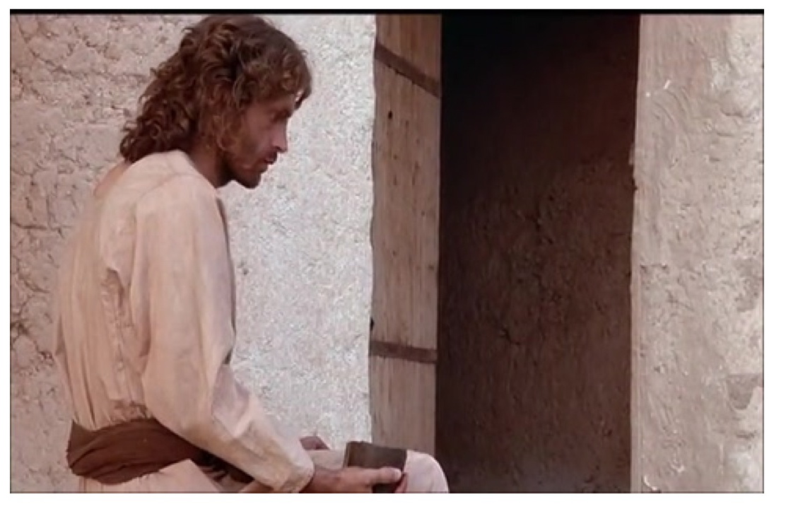 Tomas Arana as Lazarus in LAST TEMPTATION OF CHRIST by Martin Scorsese