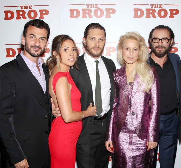 THE DROP premiere - with cast Michael Aronov, Elizabeth Rodriguez, Tom Hardy, Noomi Rapace, and director Michaël R. Roskam