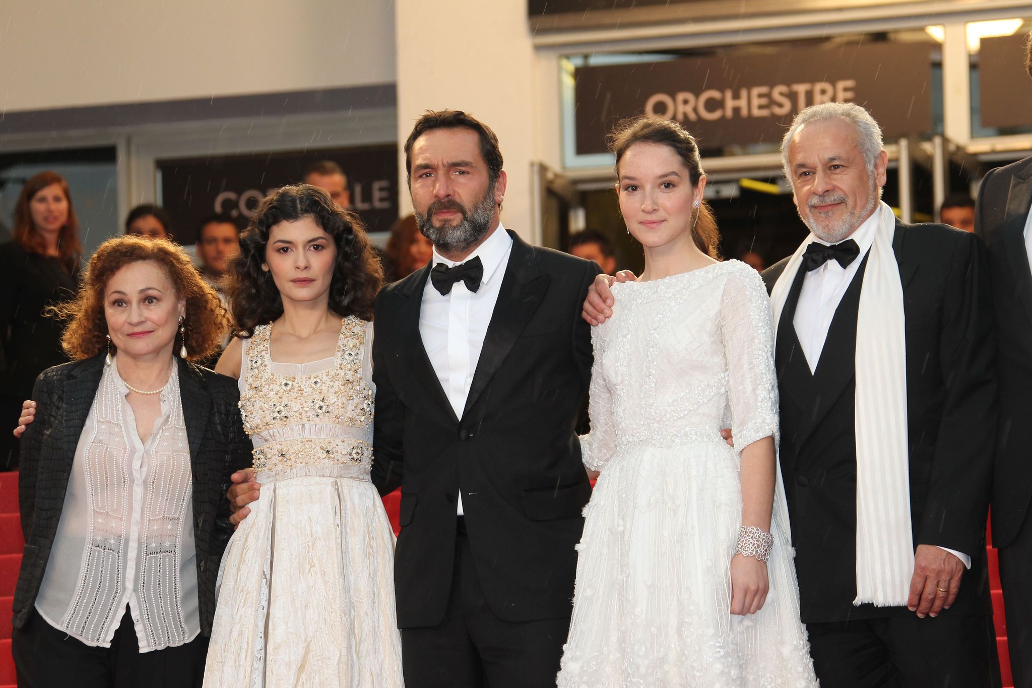 Catherine Arditi, Gilles Lellouche, Francis Perrin, Audrey Tautou and Anaïs Demoustier at event of Tereses nuodeme (2012)