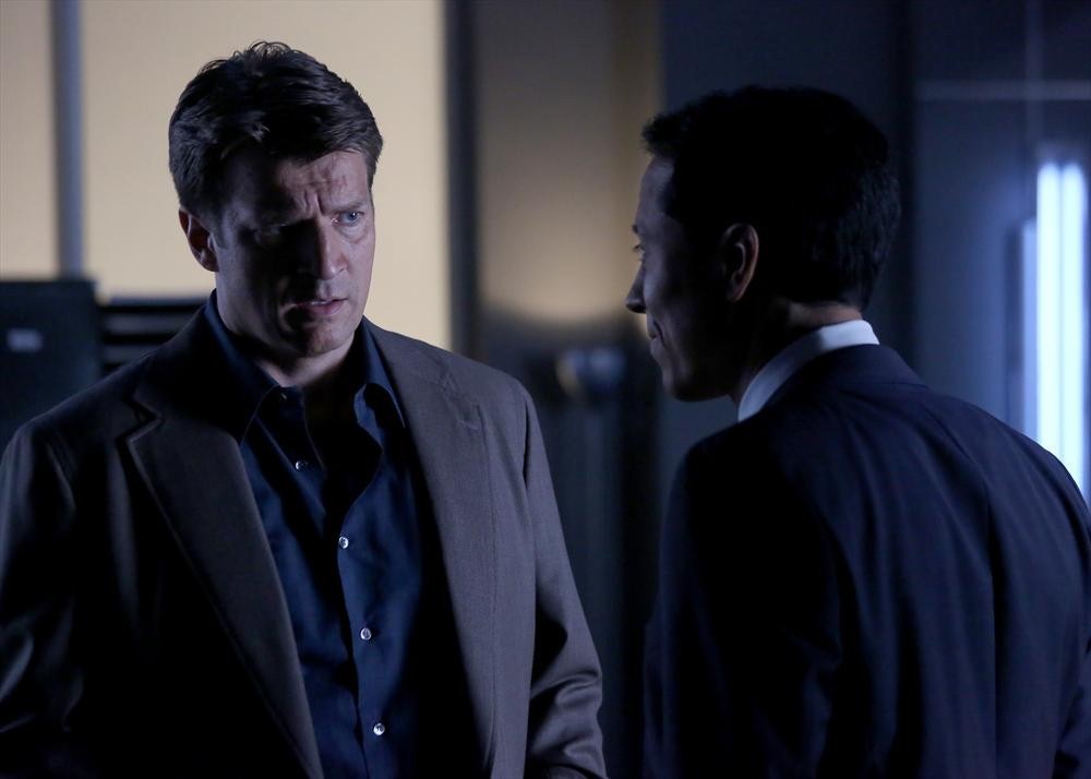 Still of Yancey Arias and Nathan Fillion in Kastlas (2009)