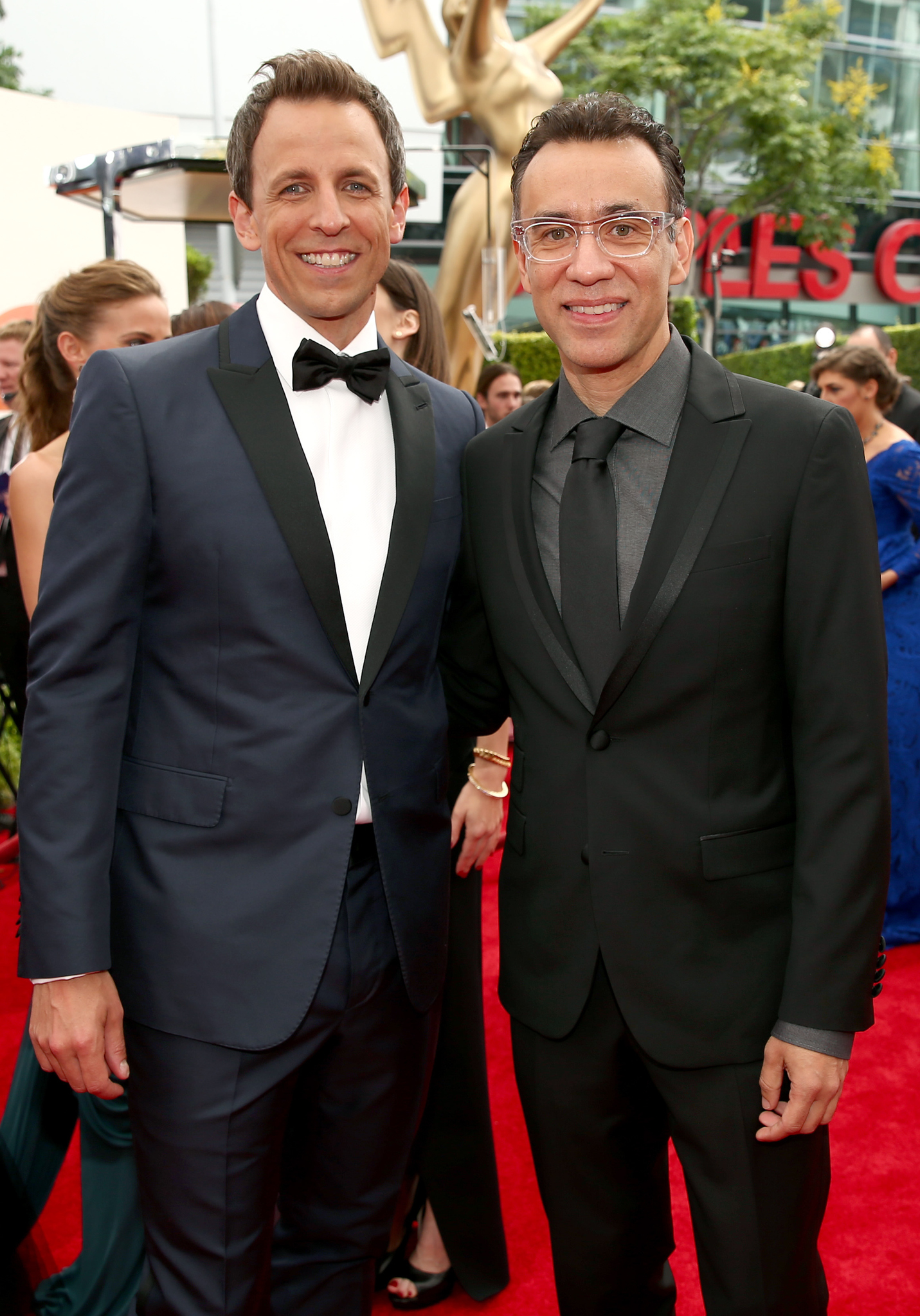 Fred Armisen and Seth Meyers at event of The 66th Primetime Emmy Awards (2014)