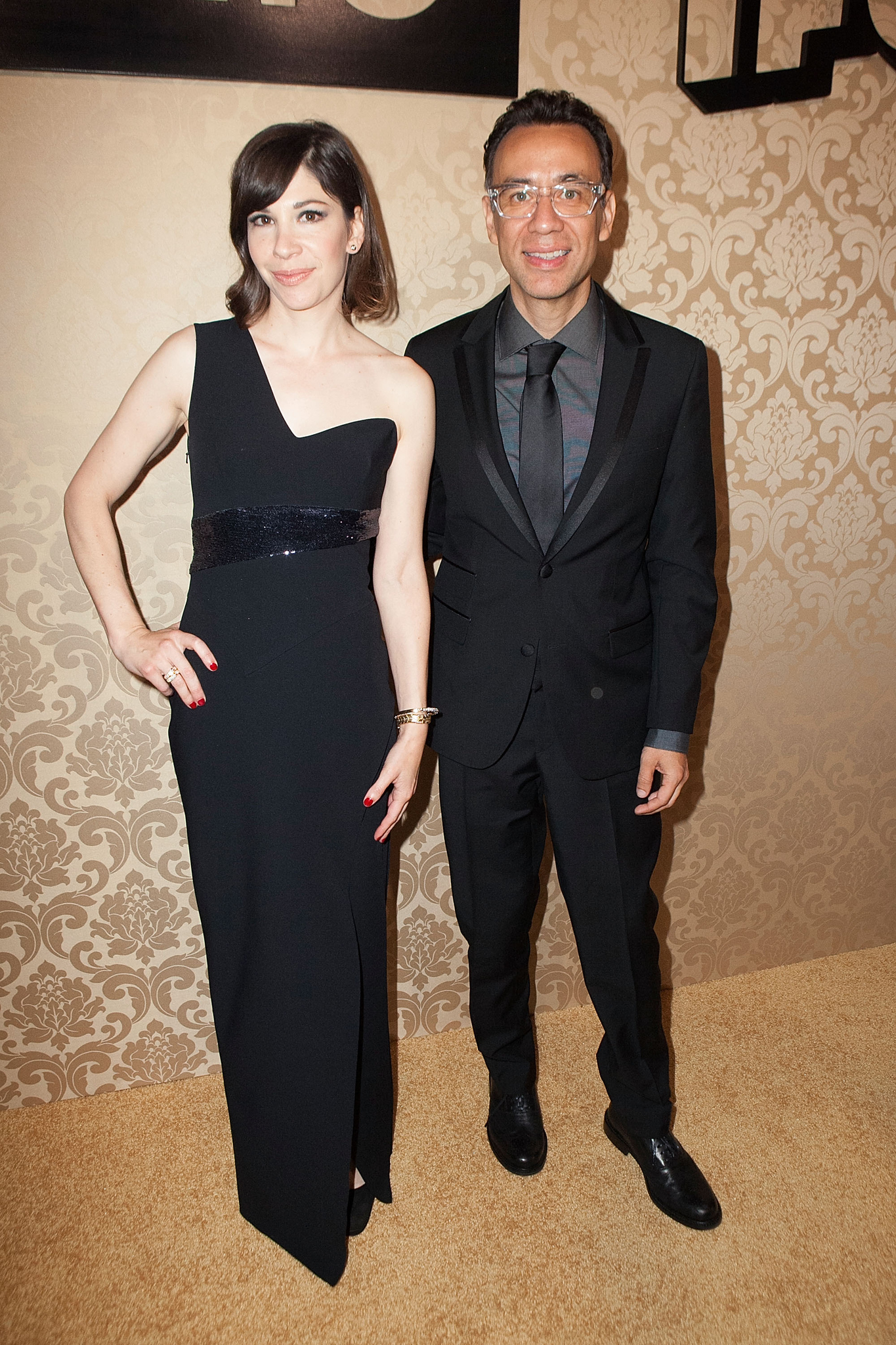 Fred Armisen and Carrie Brownstein at event of The 66th Primetime Emmy Awards (2014)