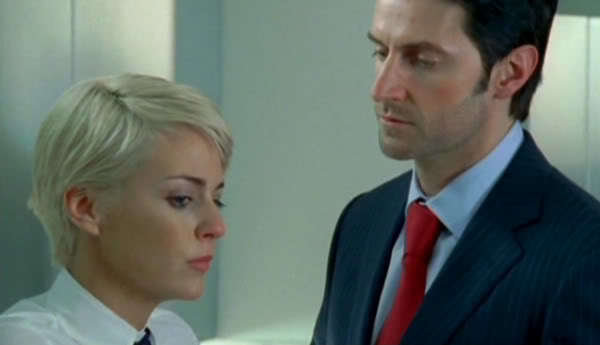 Still of Miranda Raison as 'Jo Portman' and Richard Armitage as 'Lucas North'.