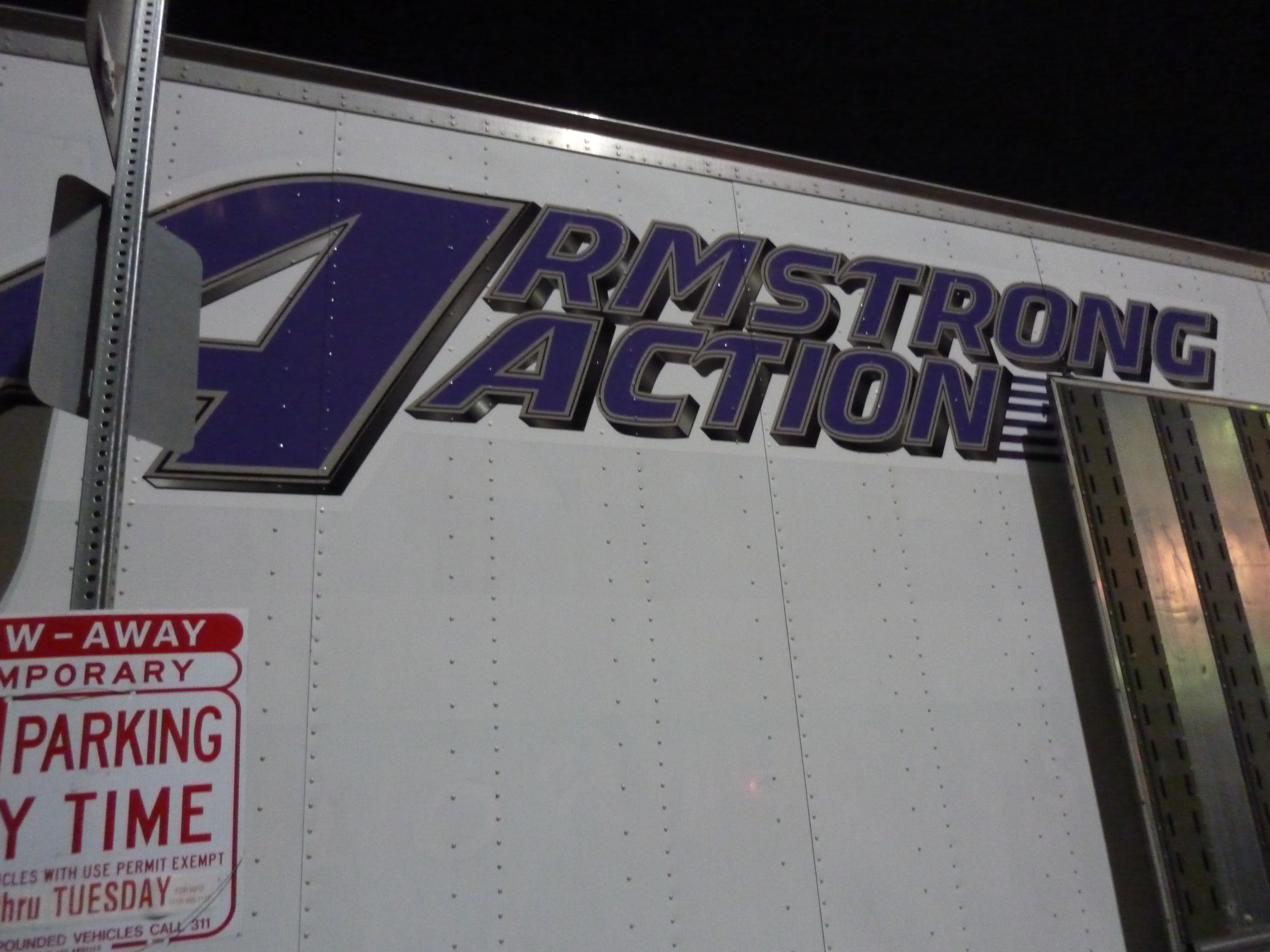 Armstrong Action 48 Foot Trailer #1 on Location in Hollywood 