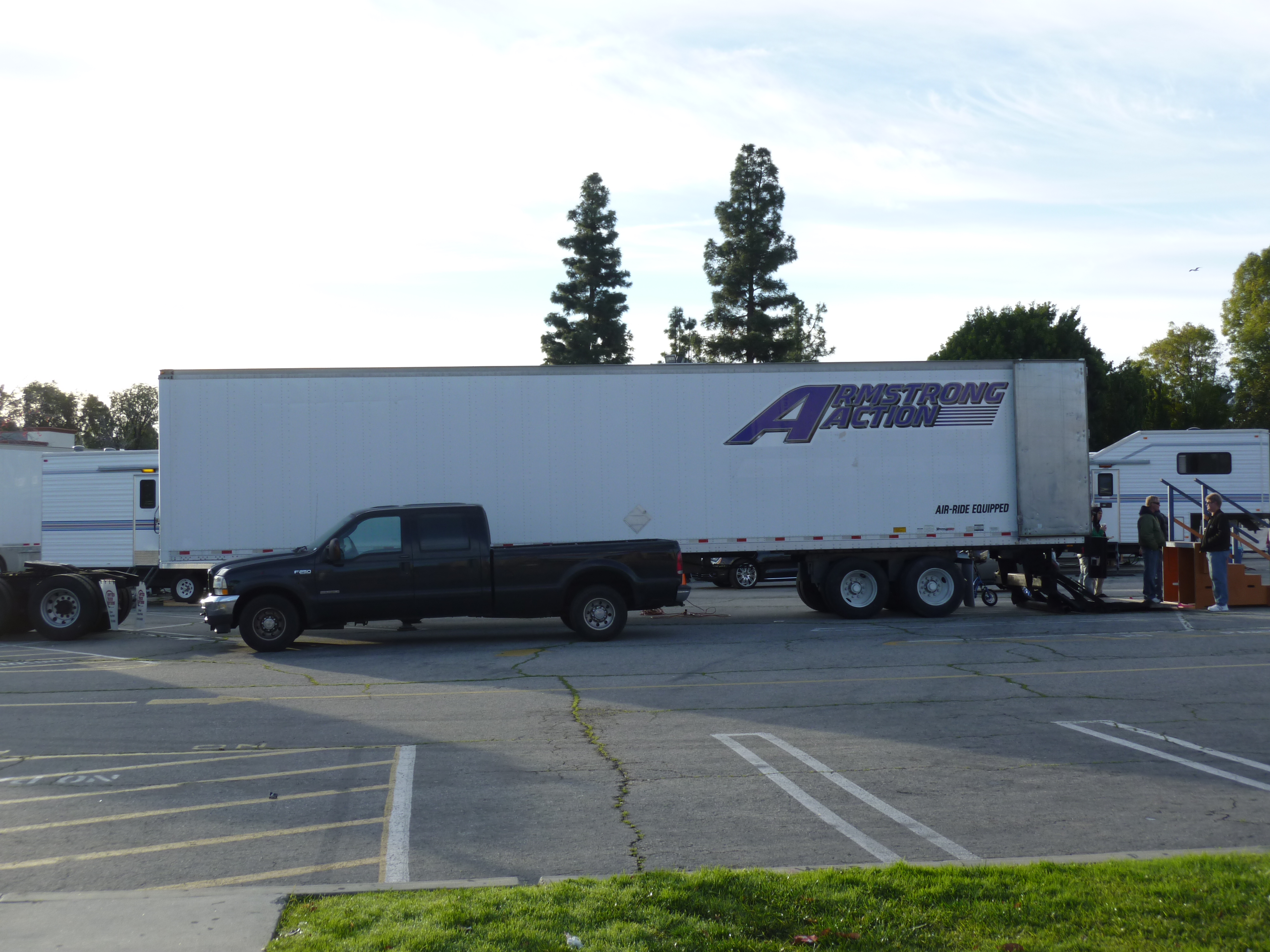 Armstrong Action 48 Foot Trailer #1 on location in Los Angeles on 