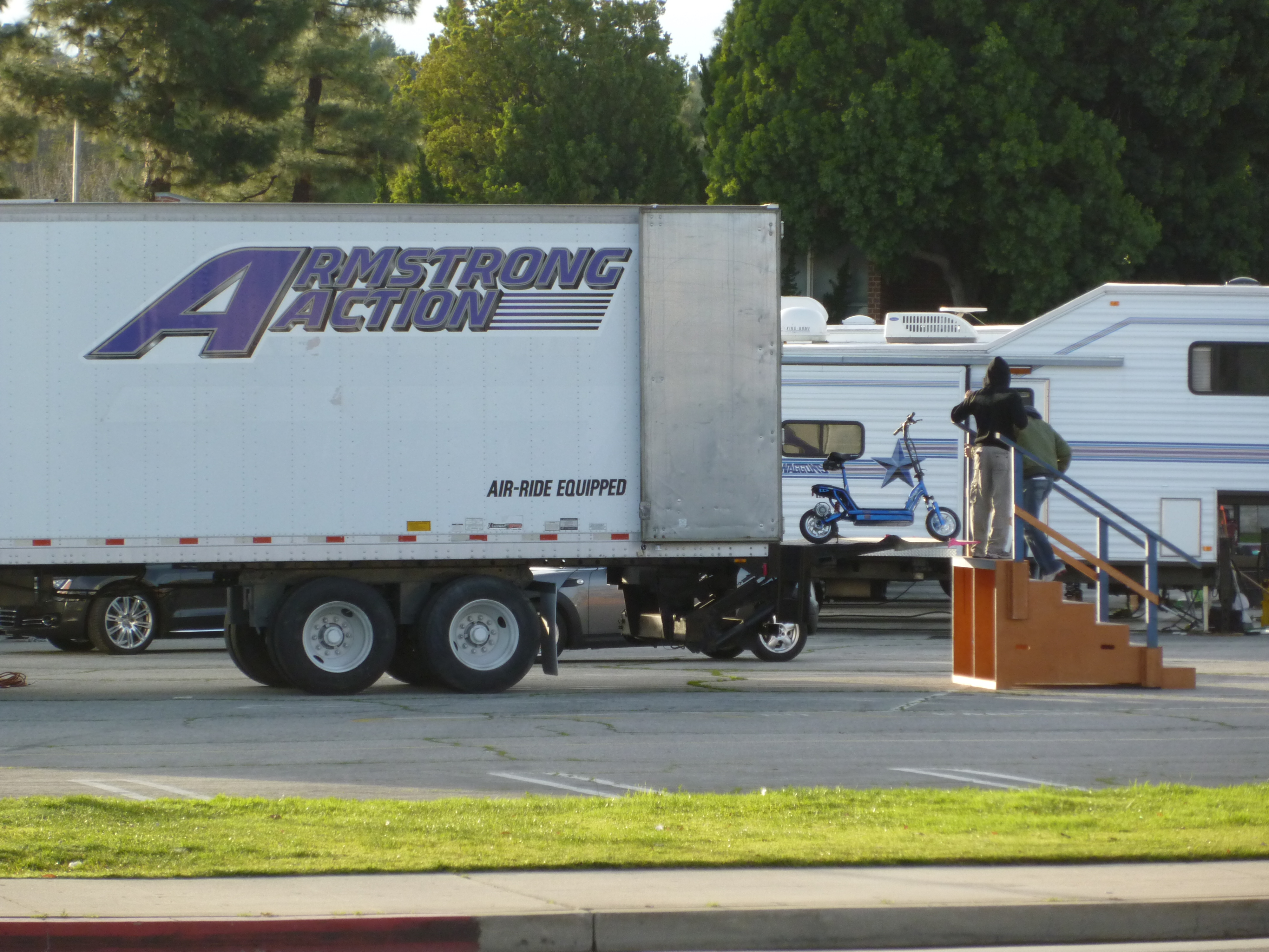Armstrong Action 48 Foot Trailer #1 on location on 