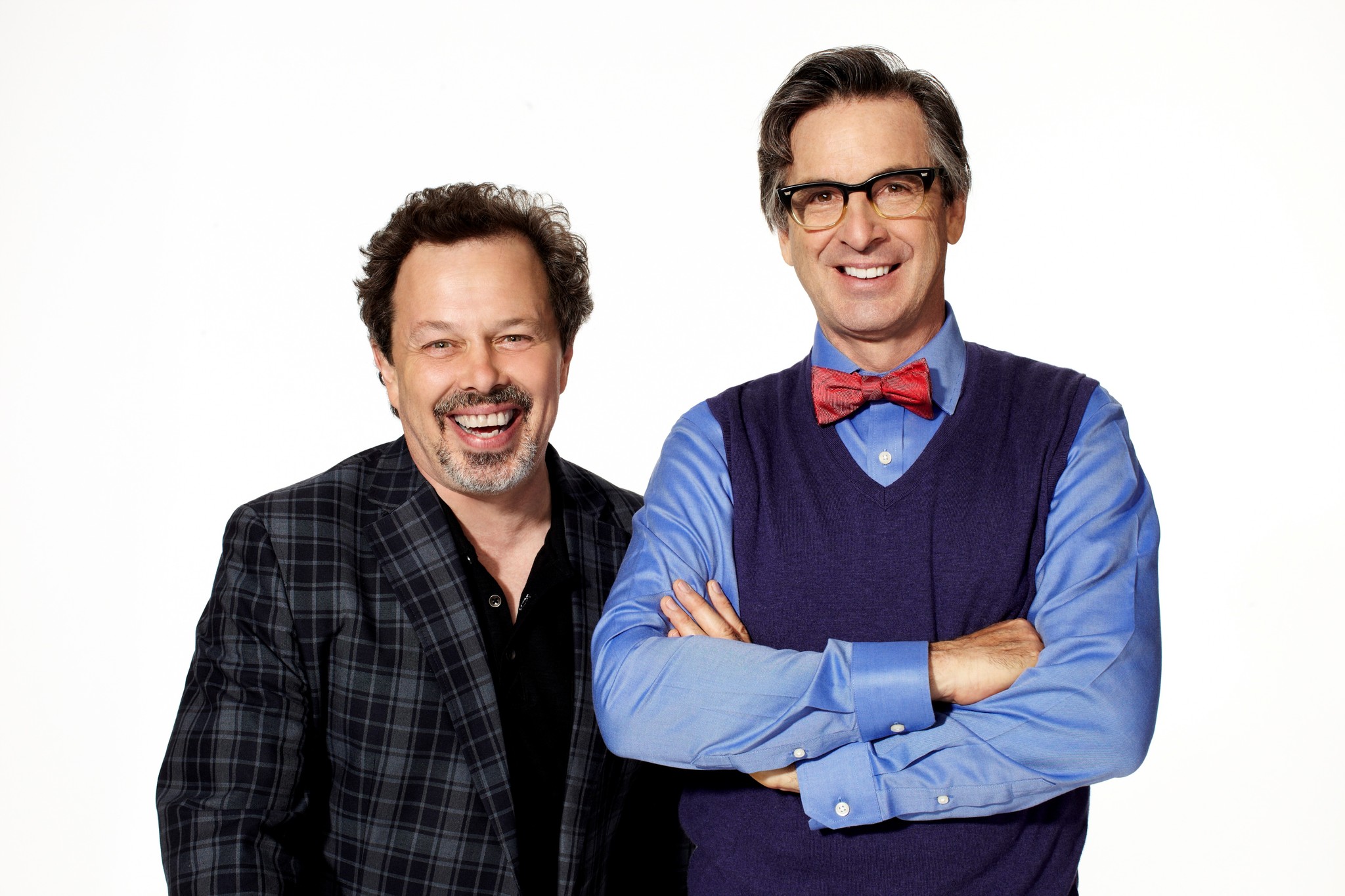 Still of Robert Carradine and Curtis Armstrong in King of the Nerds (2013)