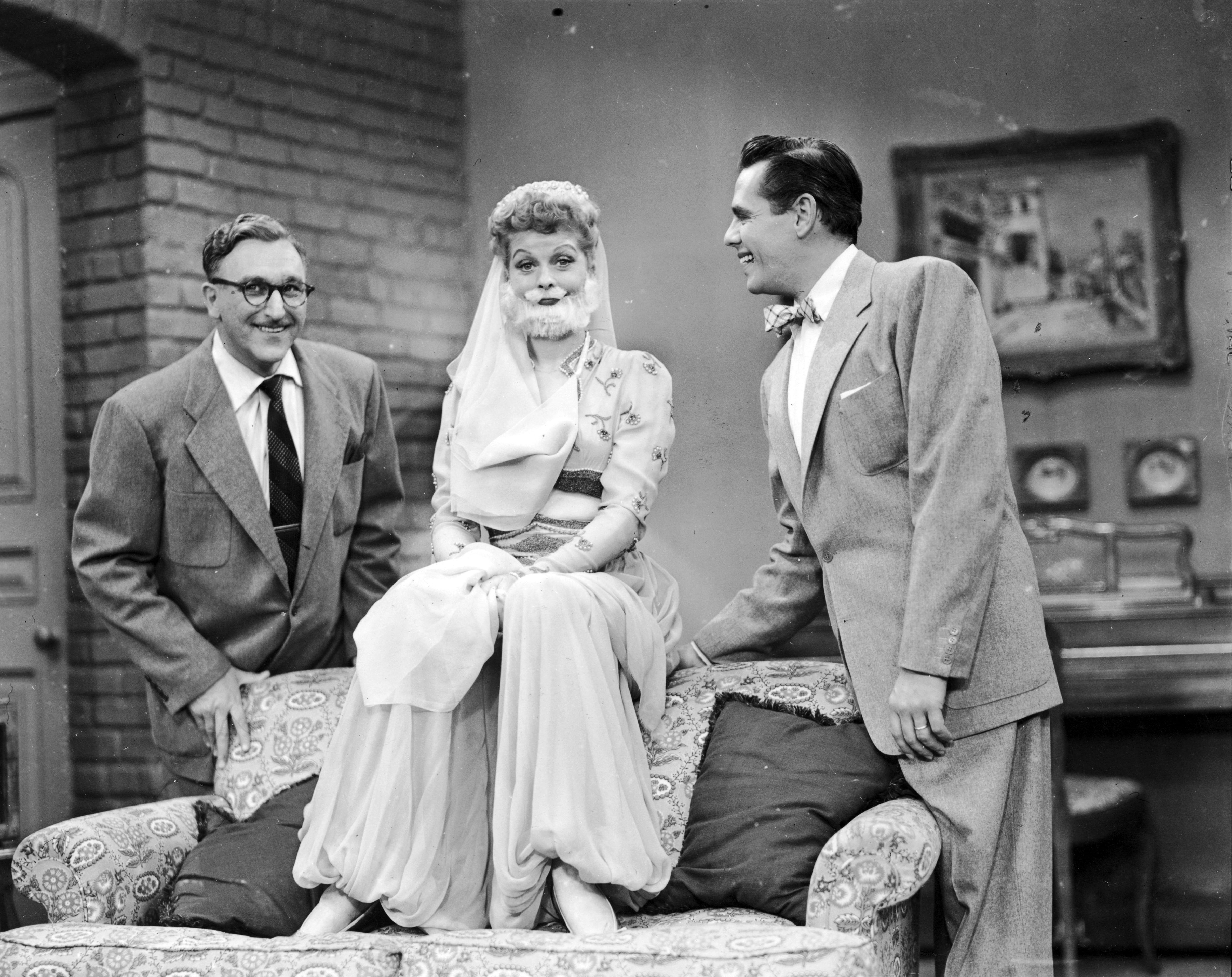 Still of Lucille Ball, Desi Arnaz Jr. and John Brown in I Love Lucy (1951)