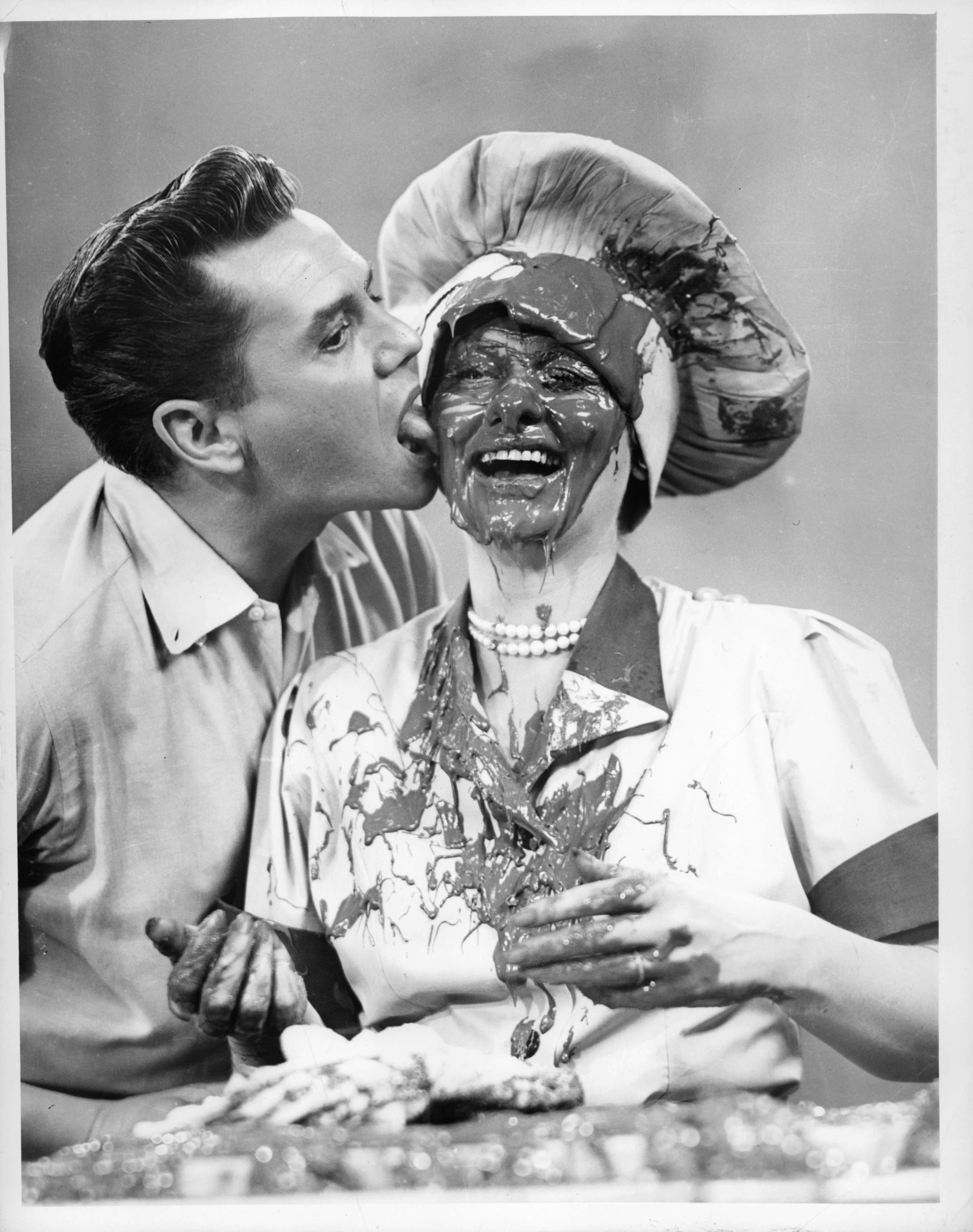 Still of Lucille Ball and Desi Arnaz Jr. in I Love Lucy (1951)