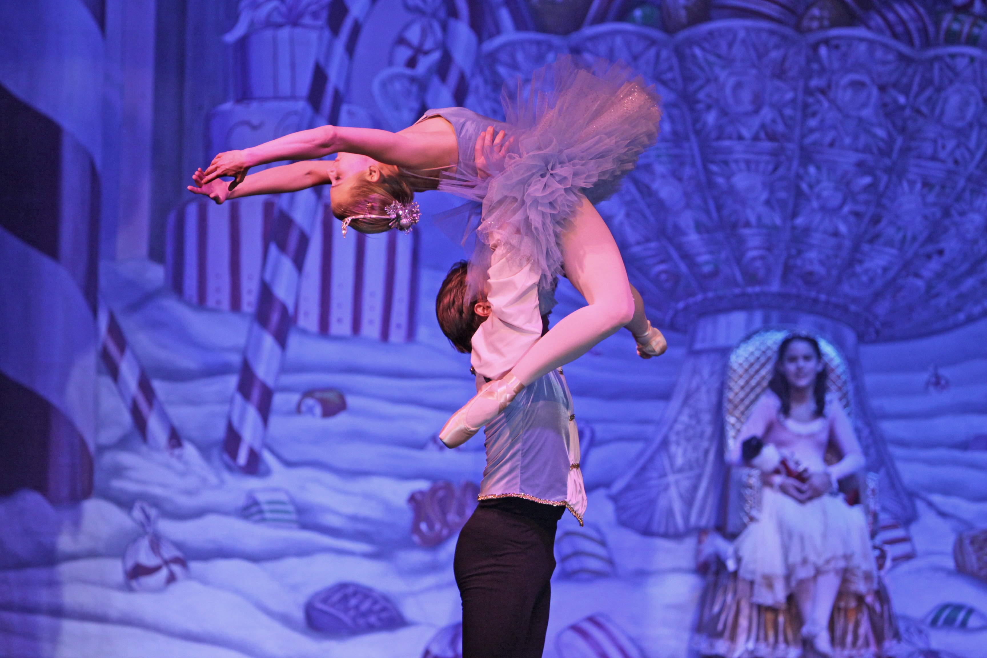 Desi's daughter, Haley, performing the Grand Pas De Deux in Boulder City Ballet Company's Nutcracker.