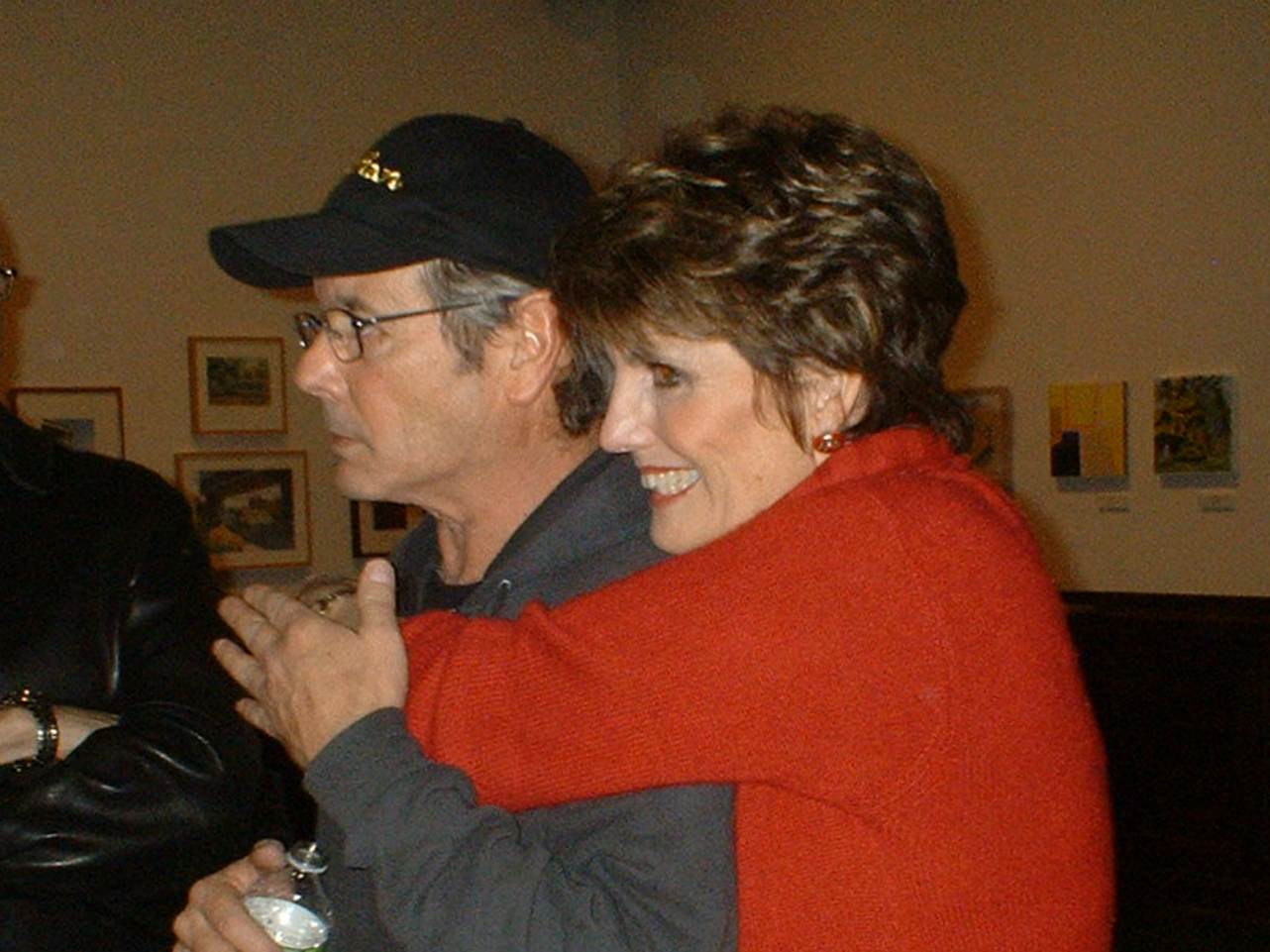 Desi and his sister, Lucie Arnaz, after performing a tribute to their father's music (BABALU) at the 92nd Street Y in New York (January 2010)