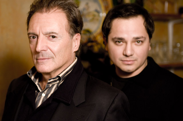 Armand Assante with Vision Films' producer Johnny Arreola