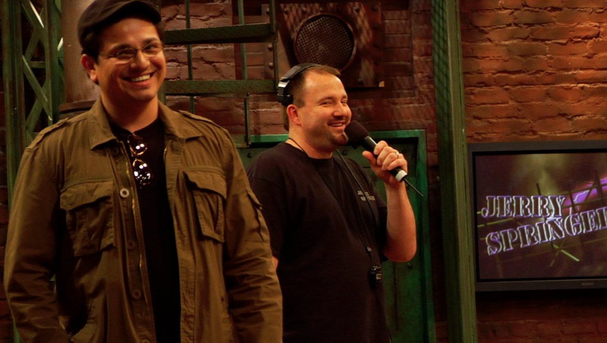 Stage Managers Johnny Arreola & Todd Schultz at The Jerry Springer Show